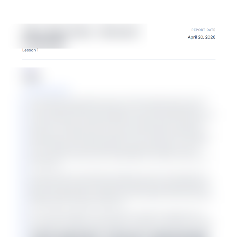 ClassFoundry parent-ready report